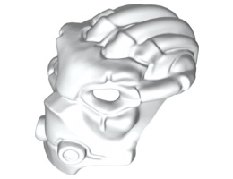 Bionicle Mask Iden (Rubber): {бял}