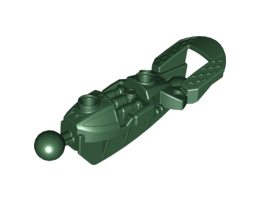 Bionicle Toa Inika Leg Lower Section: {земно зелен}
