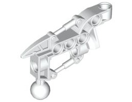 Bionicle Toa Hordika Arm Upper Section with Ball Joint: {бял}