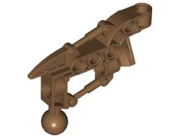 Bionicle Toa Hordika Arm Upper Section with Ball Joint: {кафяв}