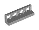 Ограда 1X4X1 : {умерено каменно сив}