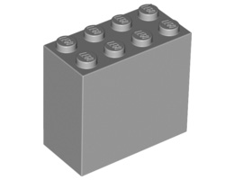 Тухличка 2X4X3: {умерено каменно сив}