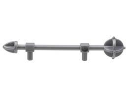 Minifigure, Weapon Bionicle Mini Staff (Nuju) : {сребрист}