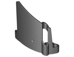 Technic, Panel Fairing #22 Large Short, Small Hole, Side A: {черен}