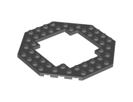 Осмоъгълна плочка 10X10 : {тъмно каменно сив}