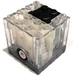 Electric, Motor 9V 4 x 4 x 3 1/3: {прозрачен}