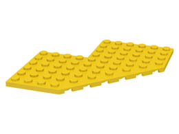 Plate, Modified 10 x 10 without Corner: {ярко жълт}