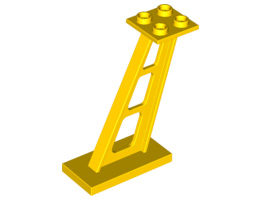 Опора 2X4/2X2, наклонена : {ярко жълт}