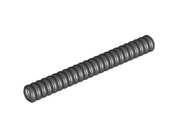 Hose, Ribbed 7mm D. 8L: {черен}
