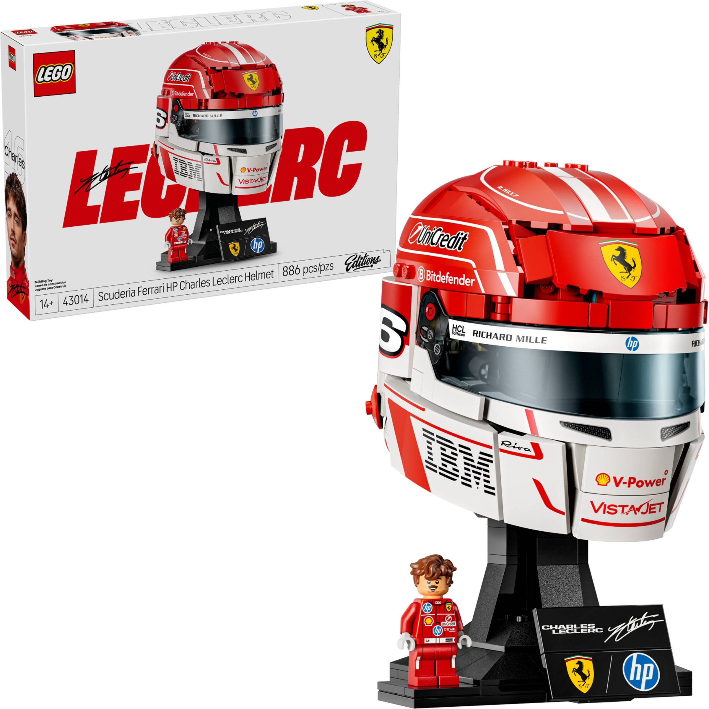 Каска на Чарлз Льоклер от Scuderia Ferrari HP – ЕДИШЪНС