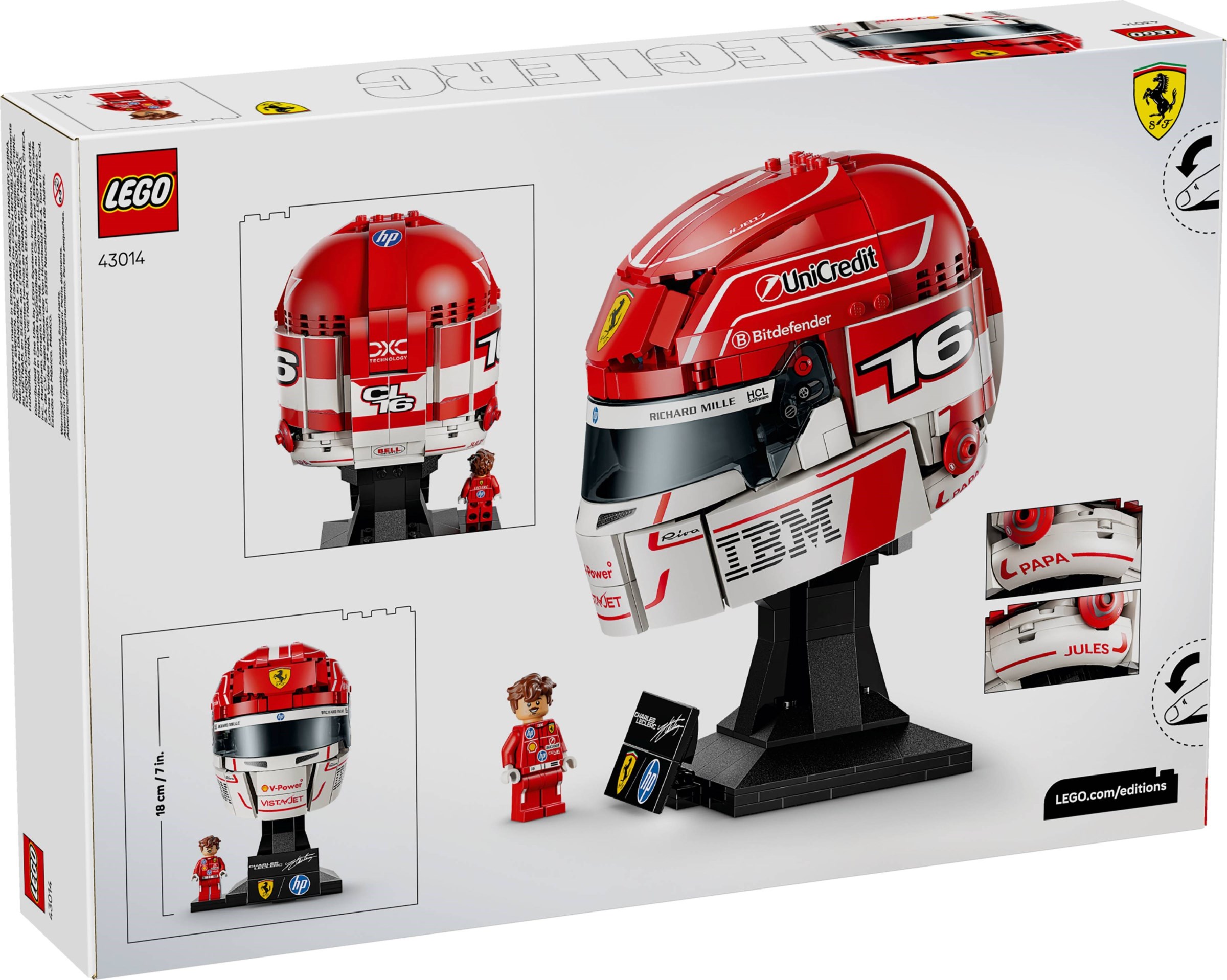 Каска на Чарлз Льоклер от Scuderia Ferrari HP – ЕДИШЪНС