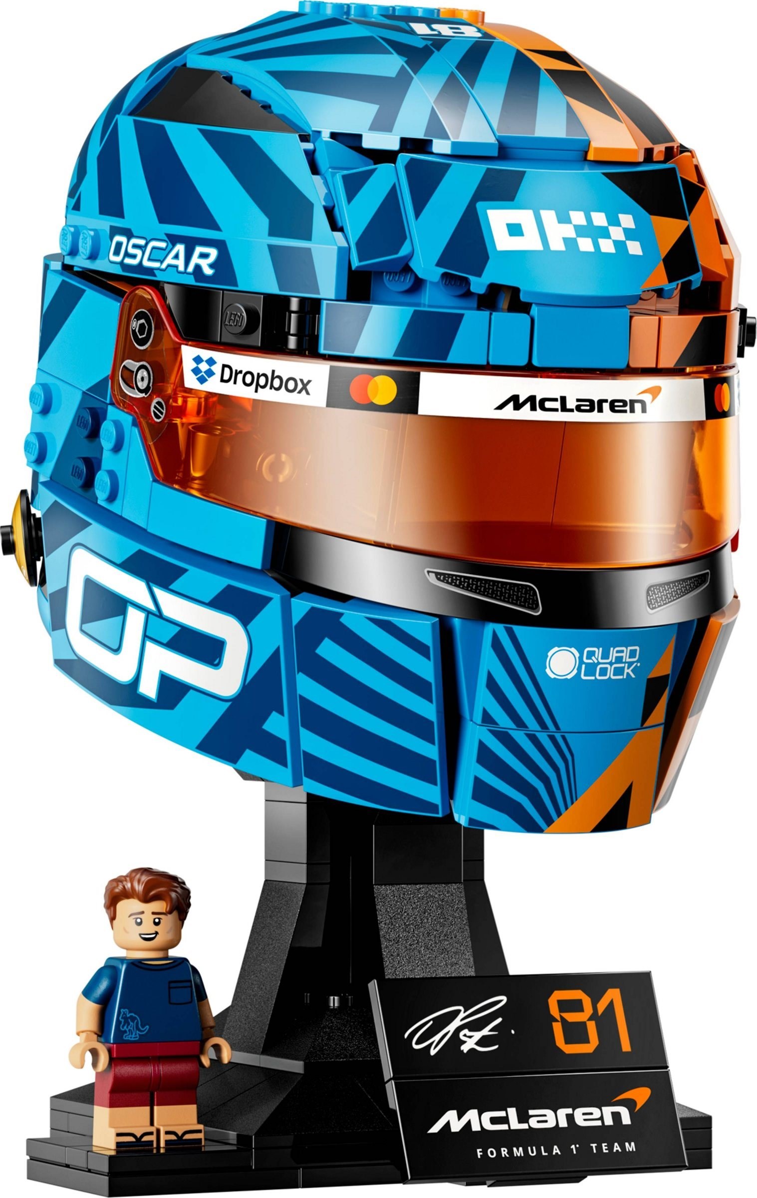 Каска на Оскар Пиастри от McLaren Mastercard F1 Team – ЕДИШЪНС