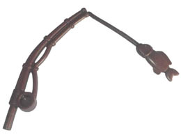 Fabuland Utensil Fishing Rod / Pole: {земно оранжев}