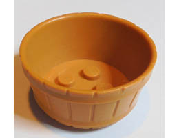 Container, Barrel Half Large: {фабюленд оранжев}