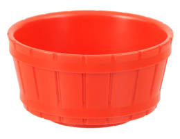 Container, Barrel Half Large: {ярко червен}