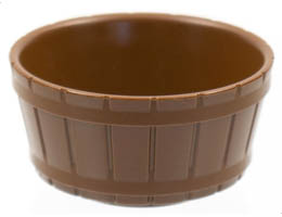 Container, Barrel Half Large: {земно оранжев}