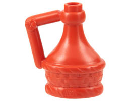 Minifigure, Utensil Flask with Handle / Jug: {ярко червен}