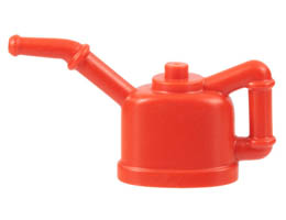 Fabuland Utensil Jerry Can (Fuel Can): {ярко червен}