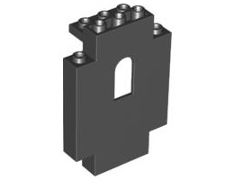 Стенен елемент 1X5X6 с прозорец: {черен}