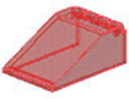 Windscreen 6 x 4 x 2 Canopy: {прозрачно червен}