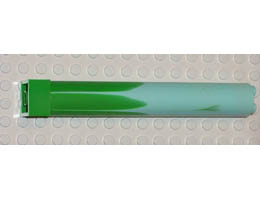 Support 2 x 2 x 11 Solid Pillar with Marbled Bright Green Pattern: {гълъбово син}