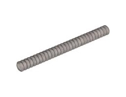 Hose, Ribbed 7mm D. 10L: {сребърно метален}
