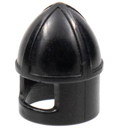 Minifigure, Headgear Helmet Castle with Chin Guard : {черен}