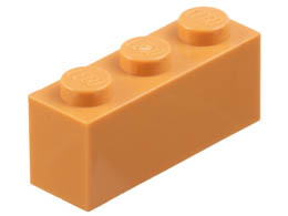 Тухличка 1X3 : {нуга}