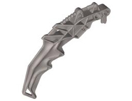 Bionicle Weapon Barraki Carapar Claw Half: {сребрист}