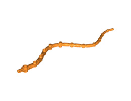 Bionicle Weapon Barraki Kalmah Tentacle / Seaweed (Rubber): {ярко оранжев}