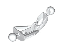 Bionicle Toa Nuva Leg Section : {бял}