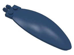 Windscreen 9 x 3 x 1 2/3 Bubble Canopy: {земно син}