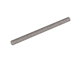Hose, Ribbed 7mm D. 15L : {сребърно метален}