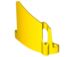 Technic, Panel Fairing #22 Large Short, Small Hole, Side A: {ярко жълт}