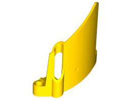 Technic, Panel Fairing #23 Large Short, Small Hole, Side B: {ярко жълт}