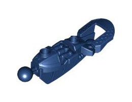 Bionicle Toa Inika Leg Lower Section: {земно син}