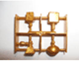 Scala Accessories - Complete Sprue - Perfume Bottles (Belville): {топло златист}