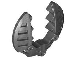 Bionicle Weapon 5 x 5 Shield with Wrench Toothed: {титаниево метален}