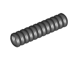 Hose, Ribbed 7mm D. 4L : {черен}