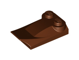 Плочка с извивки 2х3½: {червеникаво-кафяв}