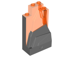 Стенен елемент 2X4X6 194/47/199 : {прозрачно флуорисциращо червеникаво оранжев}