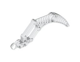Bionicle Visorak Fang with 2 Pin Holes (Suukorak): {бял}