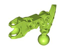 Bionicle Arm Av-Matoran with Ball Joint and Ball Socket: {ярко жълто-зелен}
