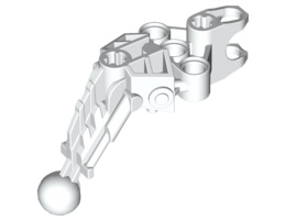 Bionicle Arm / Leg Upper Section (Solek): {бял}