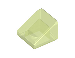 Покривна плочка 1 X 1 X 2/3: {фосфористиращо зелен}