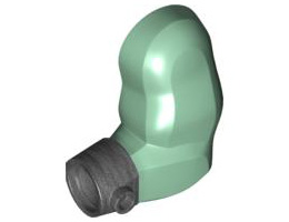 Arm Troll, Left with Pearl Dark Gray Wristband: {пясъчно зелен}
