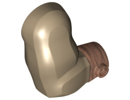 Arm Troll, Right with Copper Wristband: {пясъчно жълт}