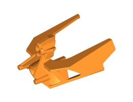 Bionicle Mask Kakama Nuva (Adaptive Armor Style): {ярко оранжев}