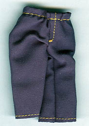 Belville, Clothes Pants, Contrast Stitching (fits adult male figures): {земно син}