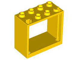 Рамка 2X4X3: {ярко жълт}